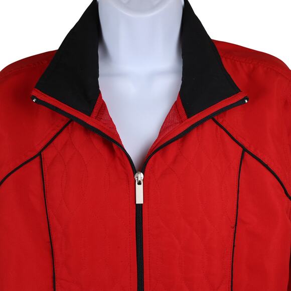 Vintage 90s Activology Red & Black Two-Piece Track Suit | Size M - Picture 4 of 13